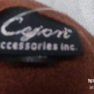 Cejon Accessories - Nwt Suede Brown Cejon Embroider Wrap/Shawl Cejon Accessories - Nwt Suede Brown Cejon Embroider Wrap/Shawl